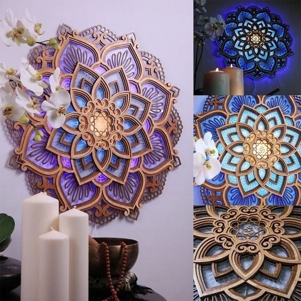 Last Day 70% Off - Mandala Atmosphere LED Light