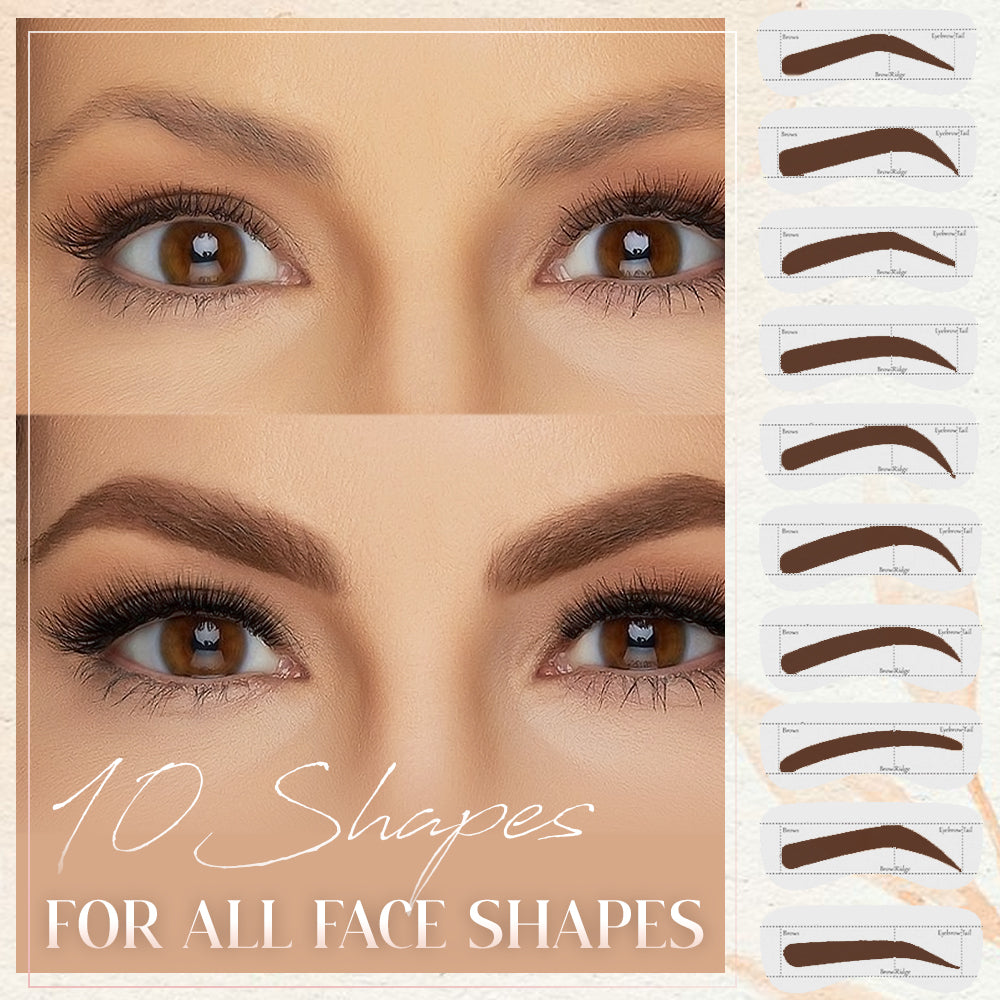 Last day 70% OFF - Perfect Brows Stencil & Stamp Kit