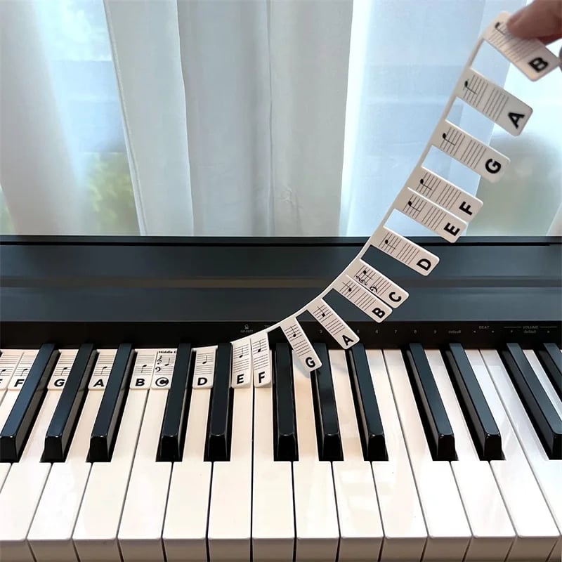 Last Day 77% OFF-Removable Piano Keyboard Note Labels