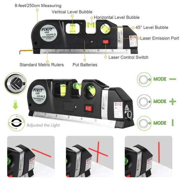 (Last Day Promotion 48% OFF) Laser Level Line Tool - Buy 2 Get Extra 10% Off