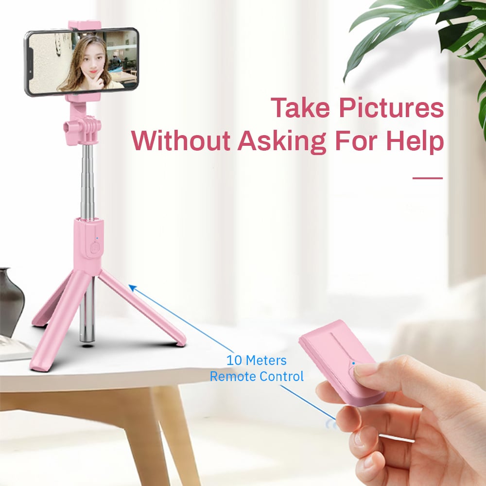 Last Day Promotion 49%OFF- New 6 in 1 Bluetooth Selfie Stick