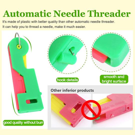 (Last Day Promotion - SAVE 48% OFF)Auto Needle Threader--buy 3 get 3 free (6pcs)