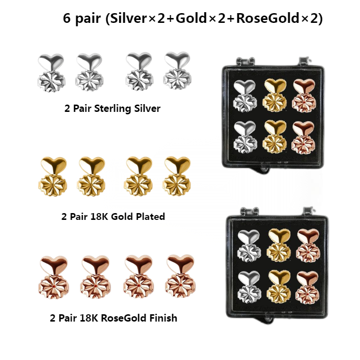 Last Day Promotion - SAVE 50% OFF - Earring Lifters (Nickel Free) - Buy 2 Pair get 2 Pair Free NOW