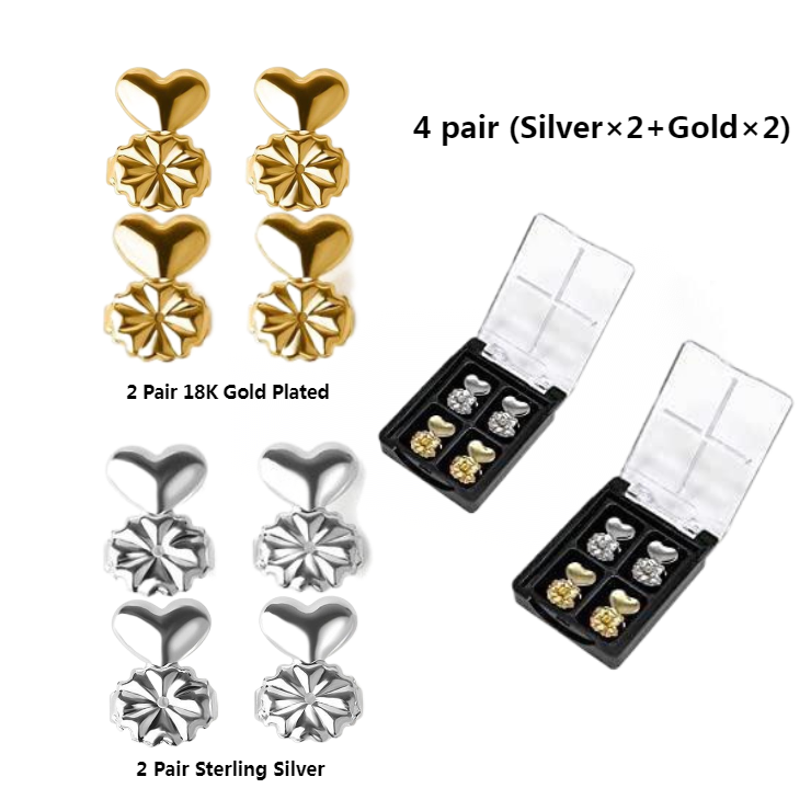 Last Day Promotion – SAVE 50% OFF – Earring Lifters (Nickel Free) – Buy 2 Pair get 2 Pair Free NOW