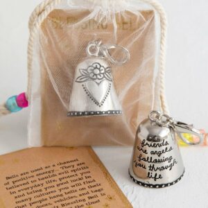 Last Day Sale 75% OFF - Blessing Bell Friends are Angels - Perfect Gift To Who You Love