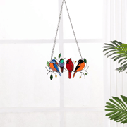 Last Day Special Sale 70%off - The Best Gift-Birds Stained Window Panel Hangings