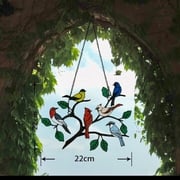 Last Day Special Sale 70%off - The Best Gift-Birds Stained Window Panel Hangings