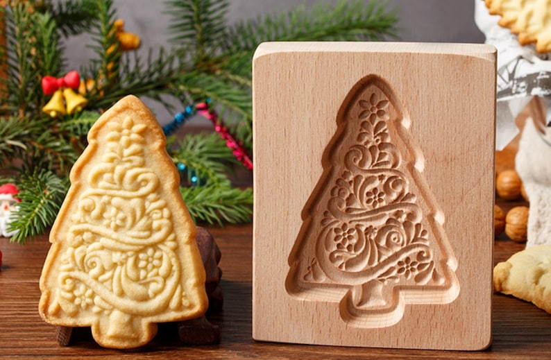 Last Day Special SalePremium Hand Carved Wooden Embossing Mold For DIY Cookies