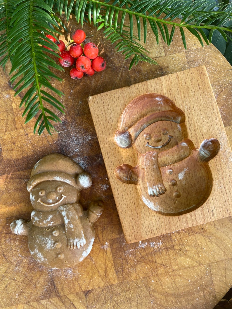 Last Day Special SalePremium Hand Carved Wooden Embossing Mold For DIY Cookies