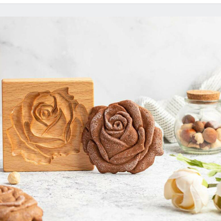 Last Day Special SalePremium Hand Carved Wooden Embossing Mold For DIY Cookies