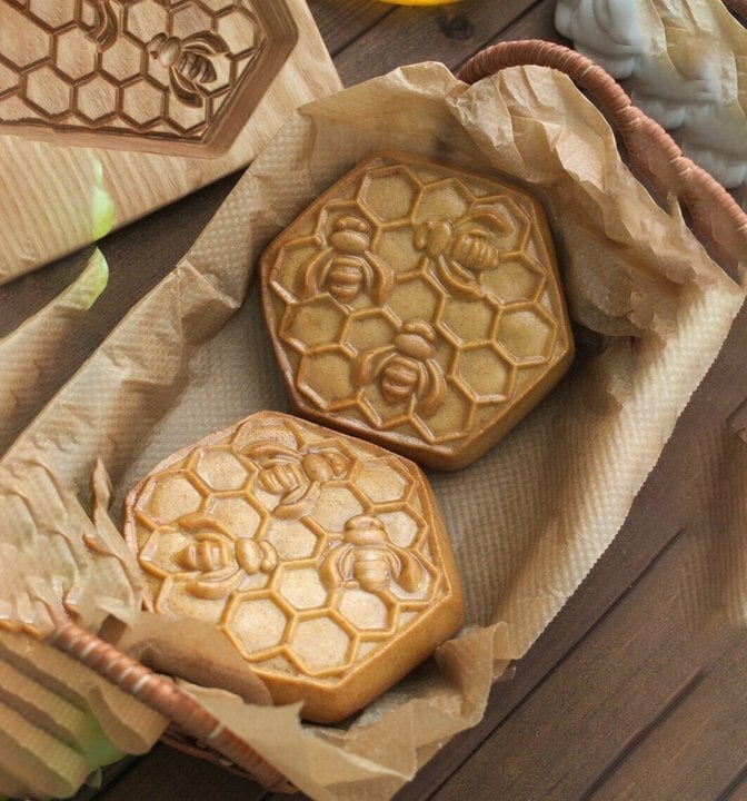 Last Day Special SalePremium Hand Carved Wooden Embossing Mold For DIY Cookies