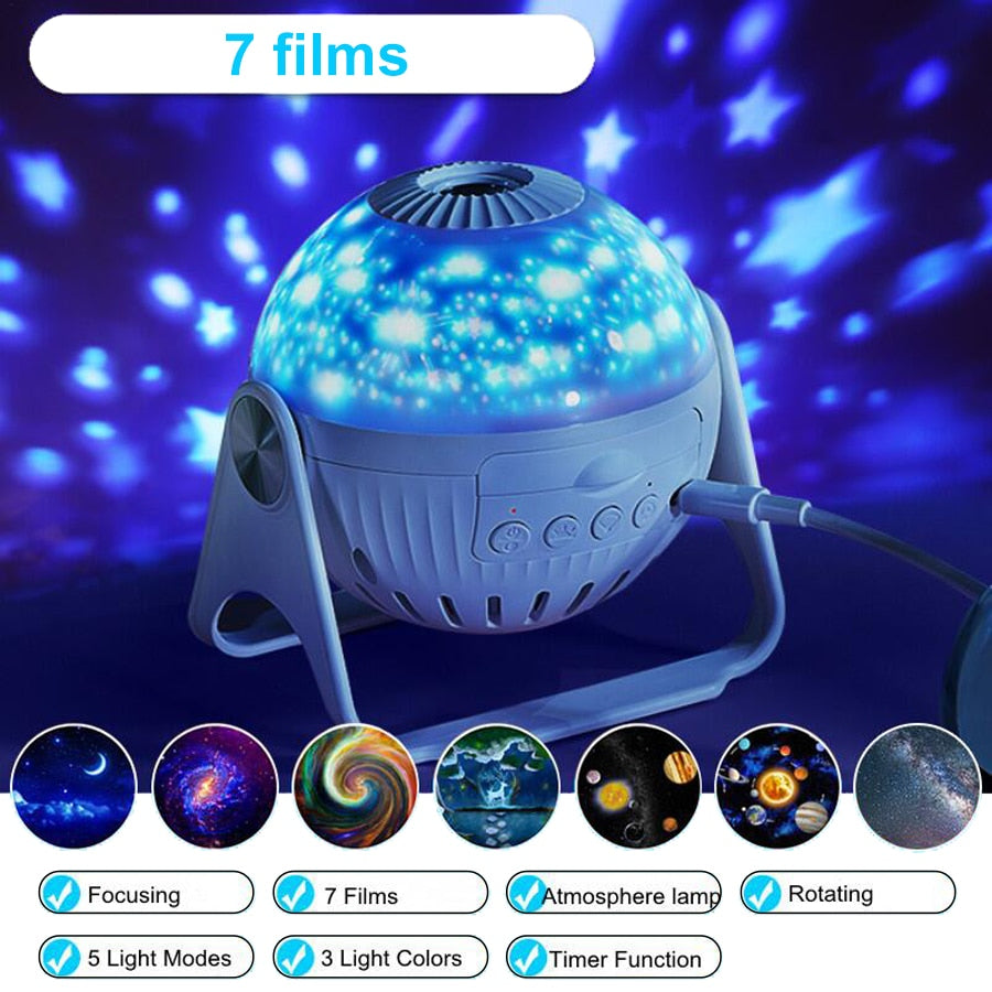 Lavish Costumes 7 In 1 Star Galaxy Projector