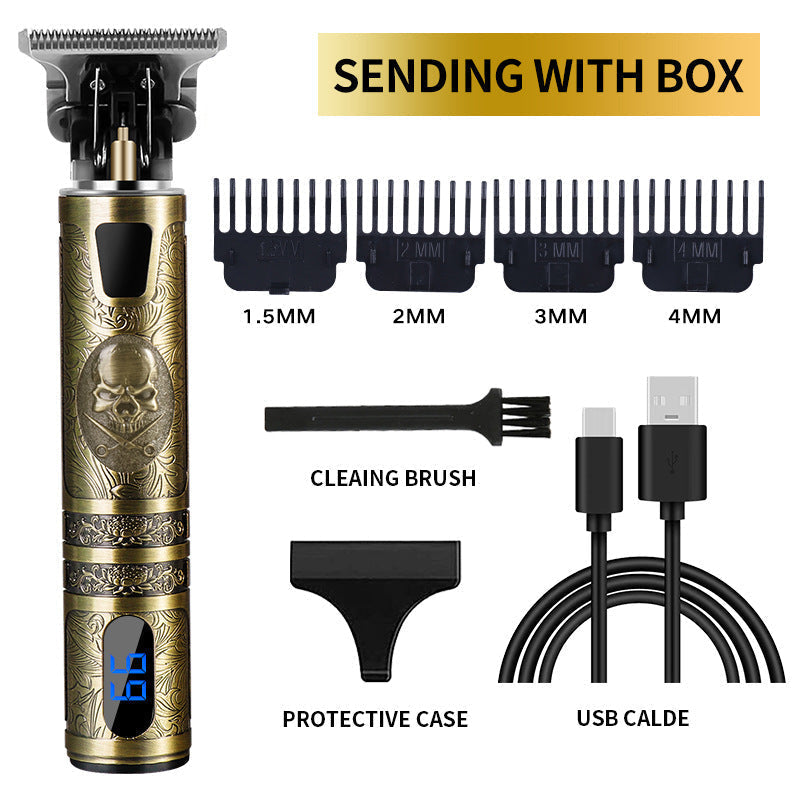 LCD  Hair Clippers Professional Hair Trimmer SKU