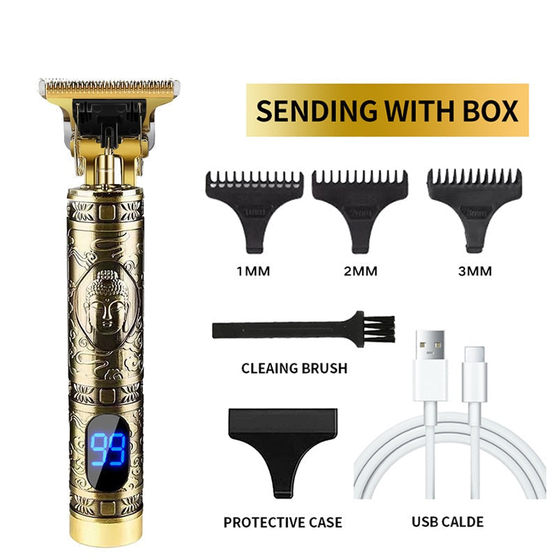 LCD  Hair Clippers Professional Hair Trimmer SKU