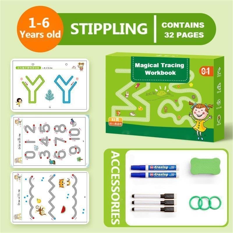 Let Your Kids Win At The Starting Line - Magical Tracing Workbook Set