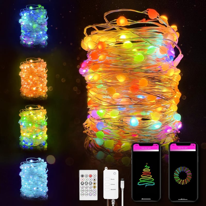 Lightweight Voice-Activated Fairy Tale String Lights