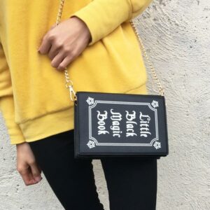 Little Black Magic Book Clutch Bags