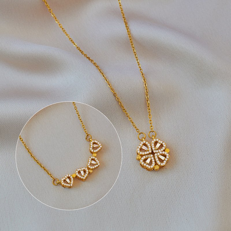 Love Four-Leaf Flower Necklace