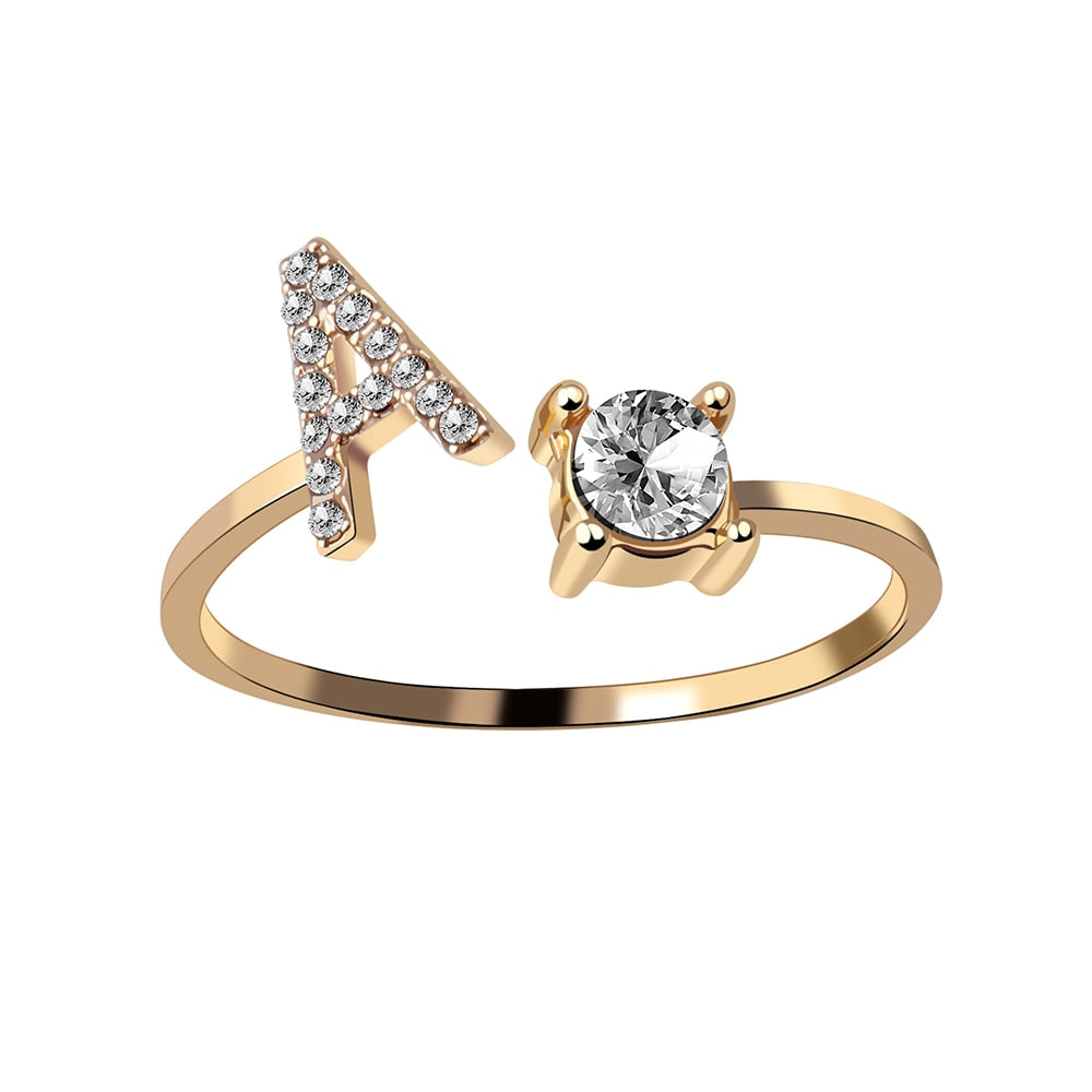 Lovely Initial Ring