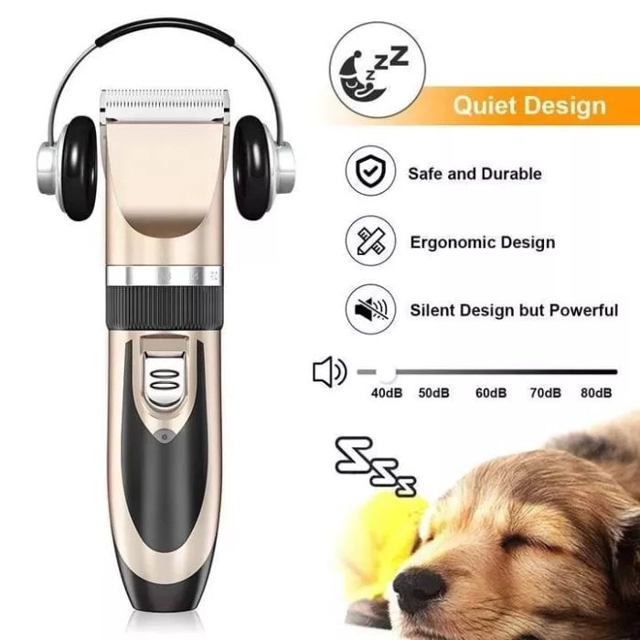 Low noise pet hair clipper