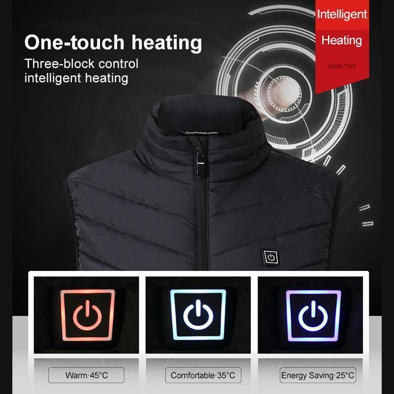 luckyidays Instant Warmth Heating Vest, unisex