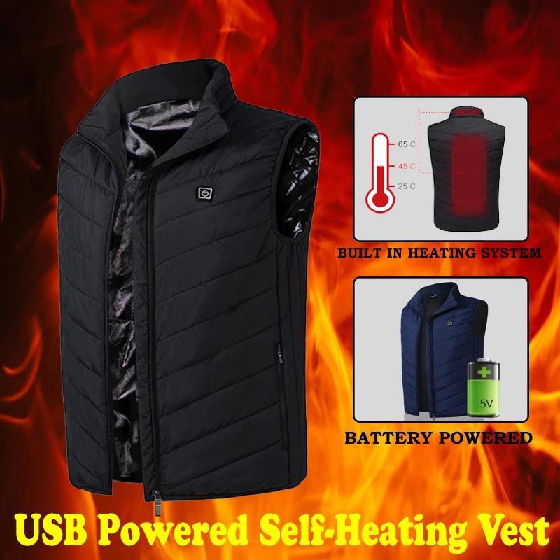 luckyidays Instant Warmth Heating Vest, unisex