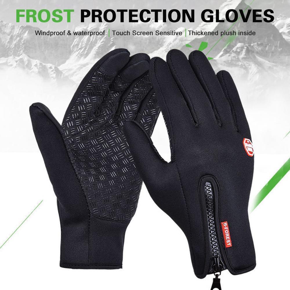 Luckyidays Warm Thermal Gloves Cycling Running Driving Gloves