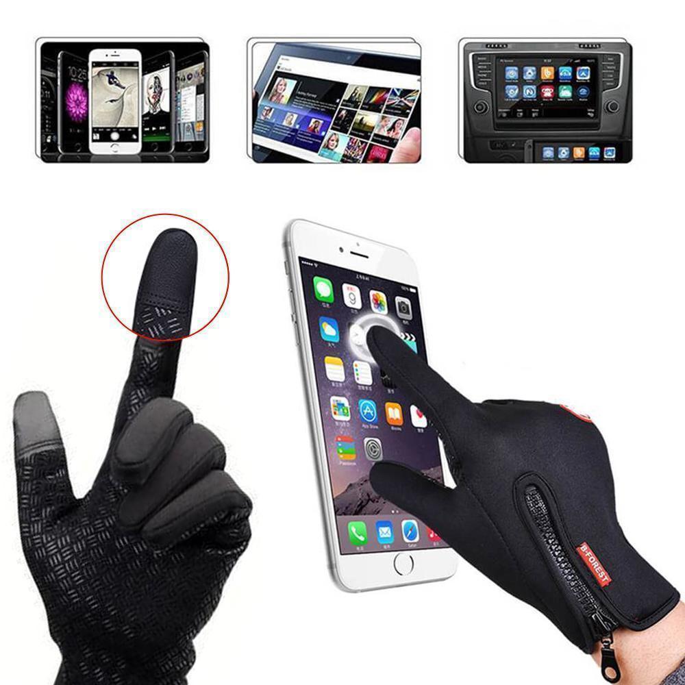 Luckyidays Warm Thermal Gloves Cycling Running Driving Gloves