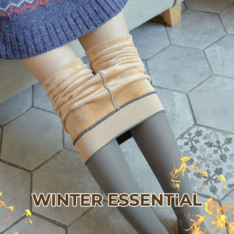 Luckyidays Winter Warm Pantyhose Leggings