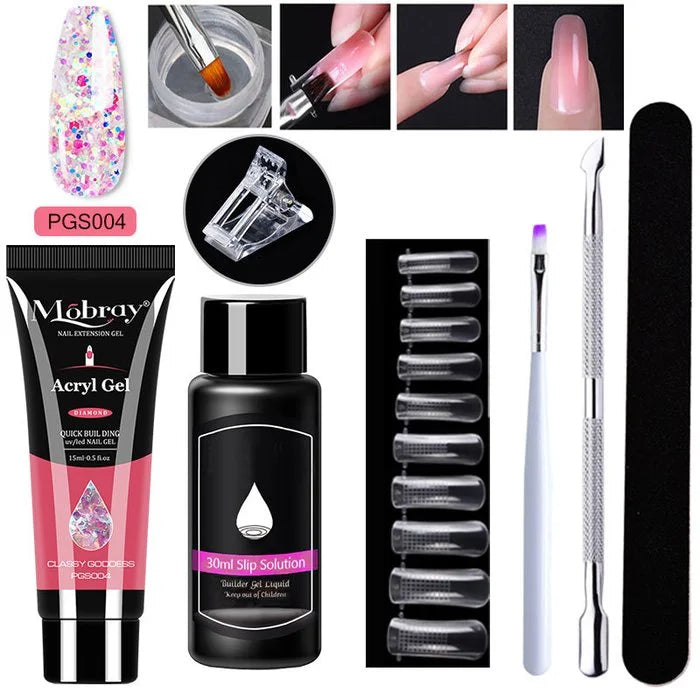 LUXURY POLYGEL NAIL KIT 1SET