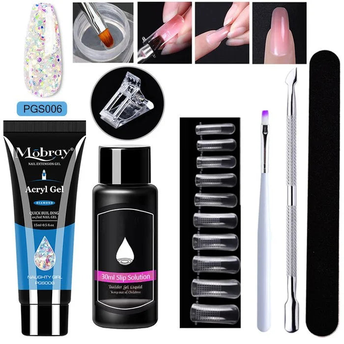 LUXURY POLYGEL NAIL KIT 1SET