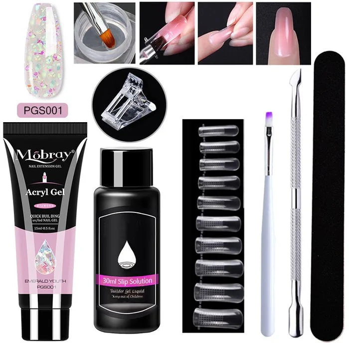 LUXURY POLYGEL NAIL KIT 1SET