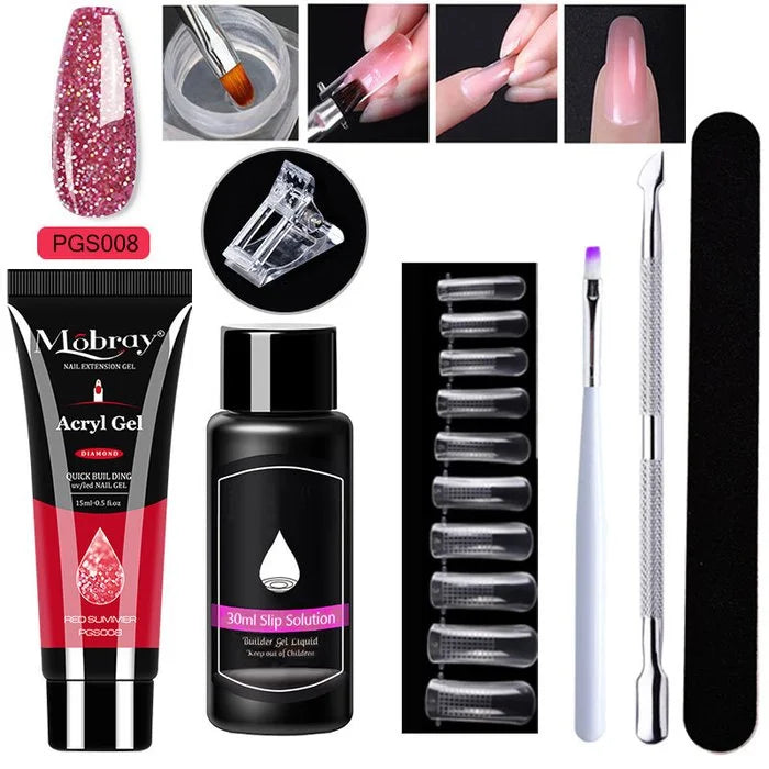 LUXURY POLYGEL NAIL KIT 1SET