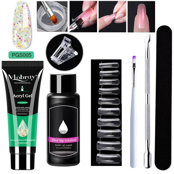 LUXURY POLYGEL NAIL KIT 1SET