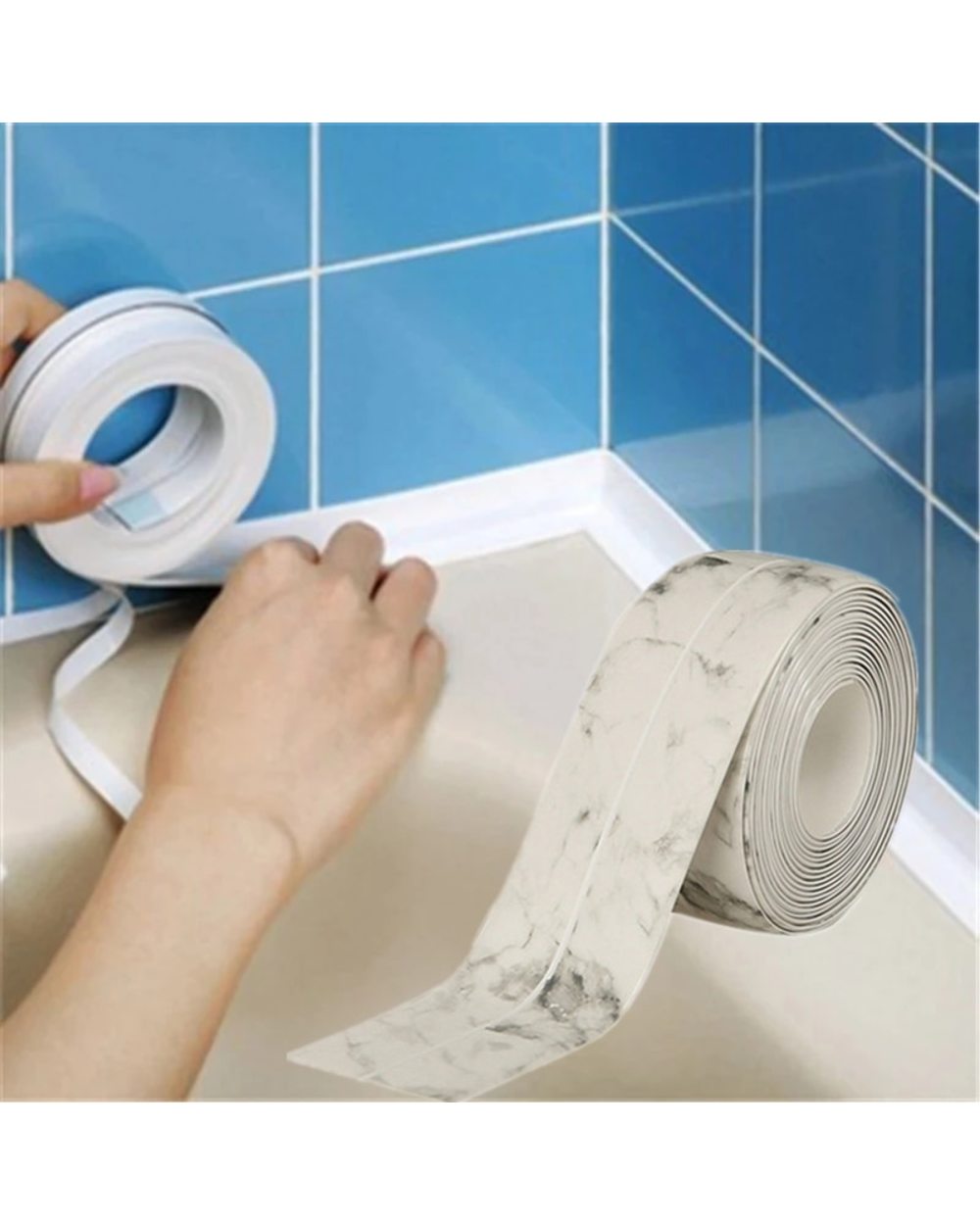 Magic Anti-Mold Peel & Stick Self-adhesive Sive Caulk Tape Strip