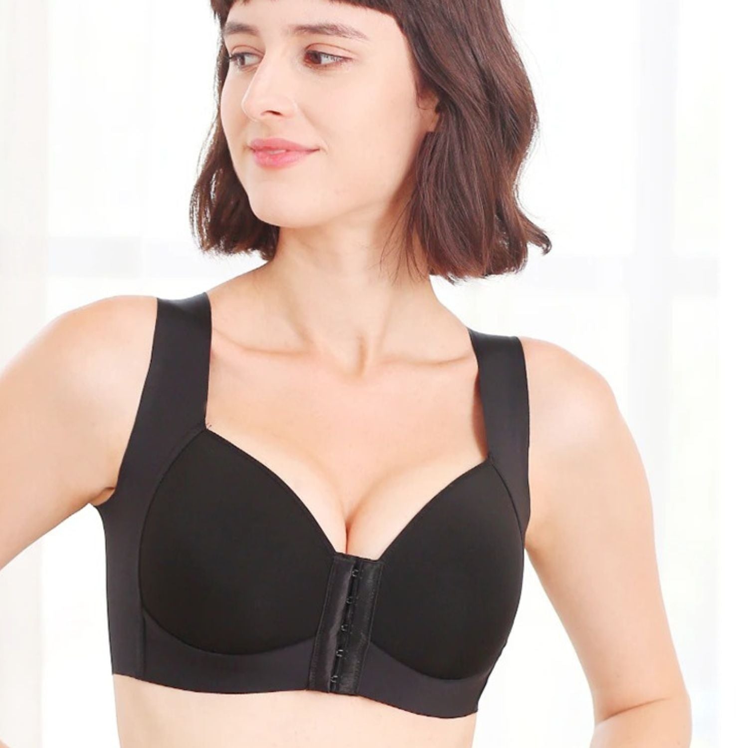 Magic Front Closure Seamless Push Up