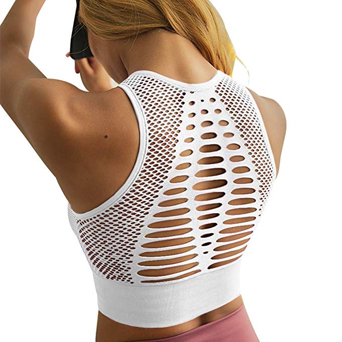 Magic Mesh Sports Bra, Yoga Crop Top