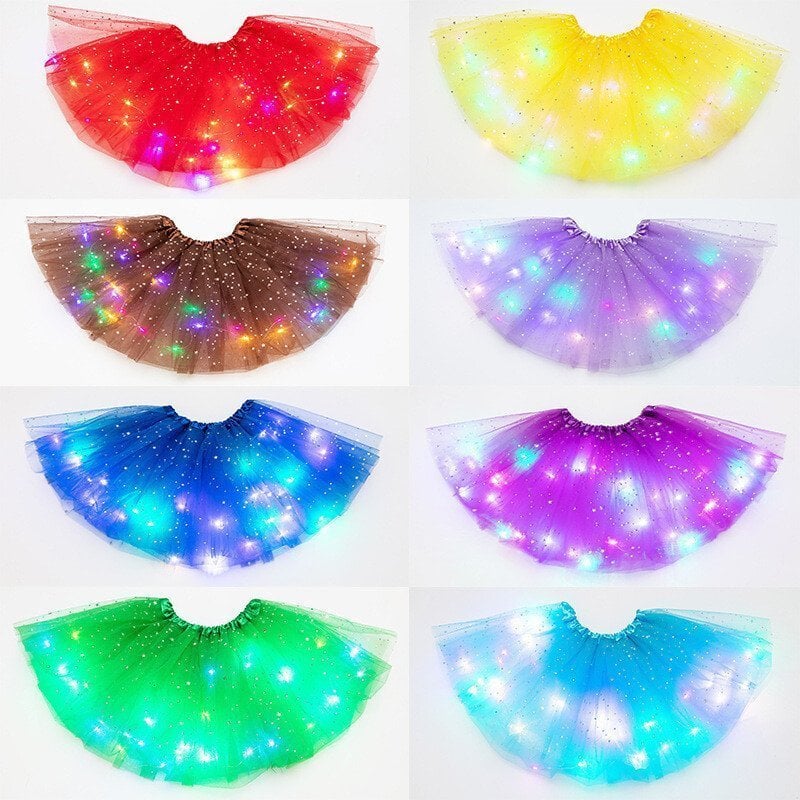 Magical & Luminous LED Tutu Skirt – 14 Colors