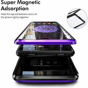 Magnetic Double Sided HD Shock Resistant Glass Phone Case for Samsung S22 Series