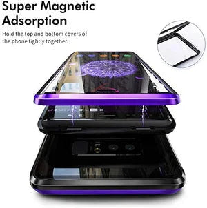 Magnetic Double Sided HD Shock Resistant Glass Phone Case for Samsung S22 Series