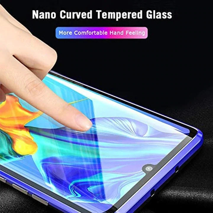 Magnetic Double Sided HD Shock Resistant Glass Phone Case for Samsung S22 Series