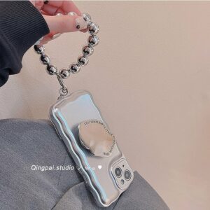 Matte Silver Ball Bracelet Air Cushion Case for iPhone