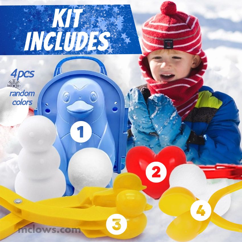 Mclows The Original SnowBuddy Snowball Kit