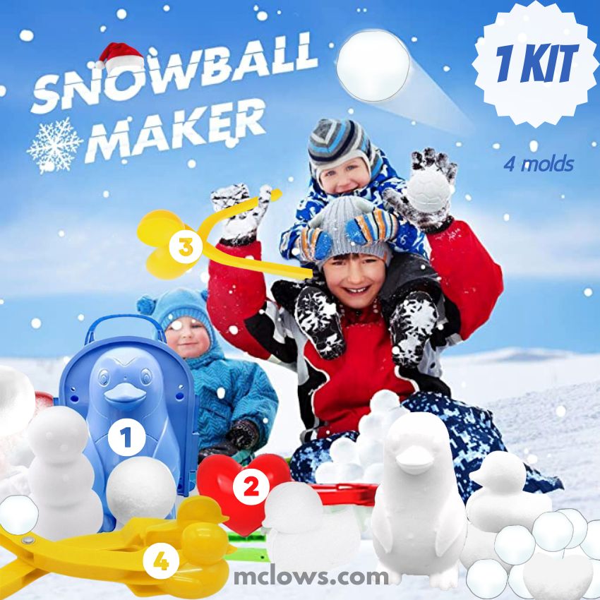 Mclows The Original SnowBuddy Snowball Kit