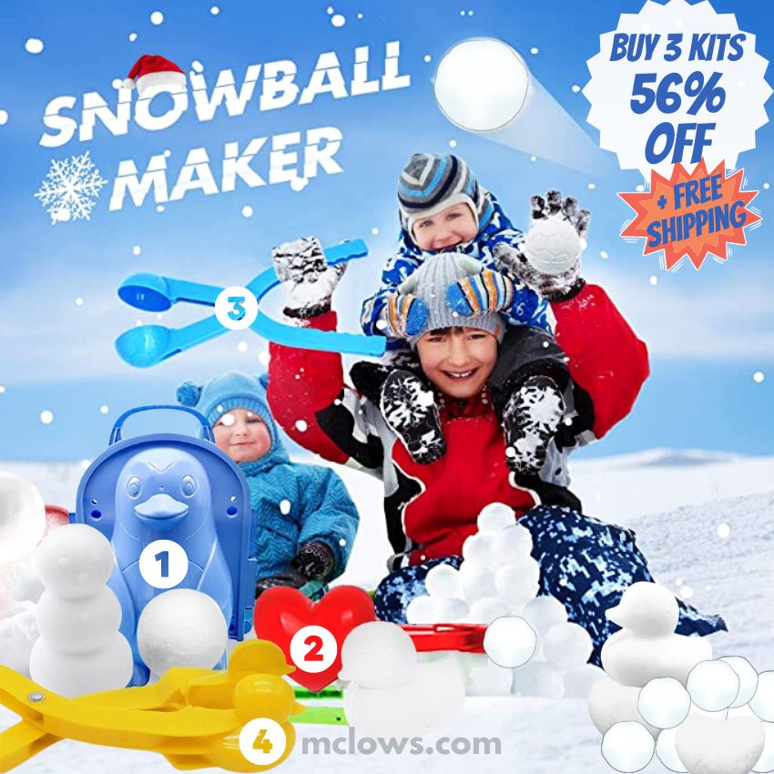 Mclows The Original SnowBuddy Snowball Kit