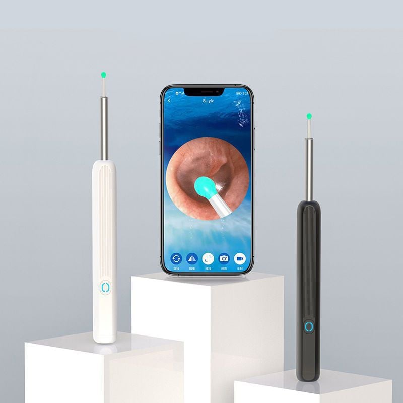 Mediumspots (Early Christmas Sale- SAVE 50% OFF) Clean Earwax - Wi -Fi Visible Wax Elimination Spoon,USB 1080P HD Load Otoscope