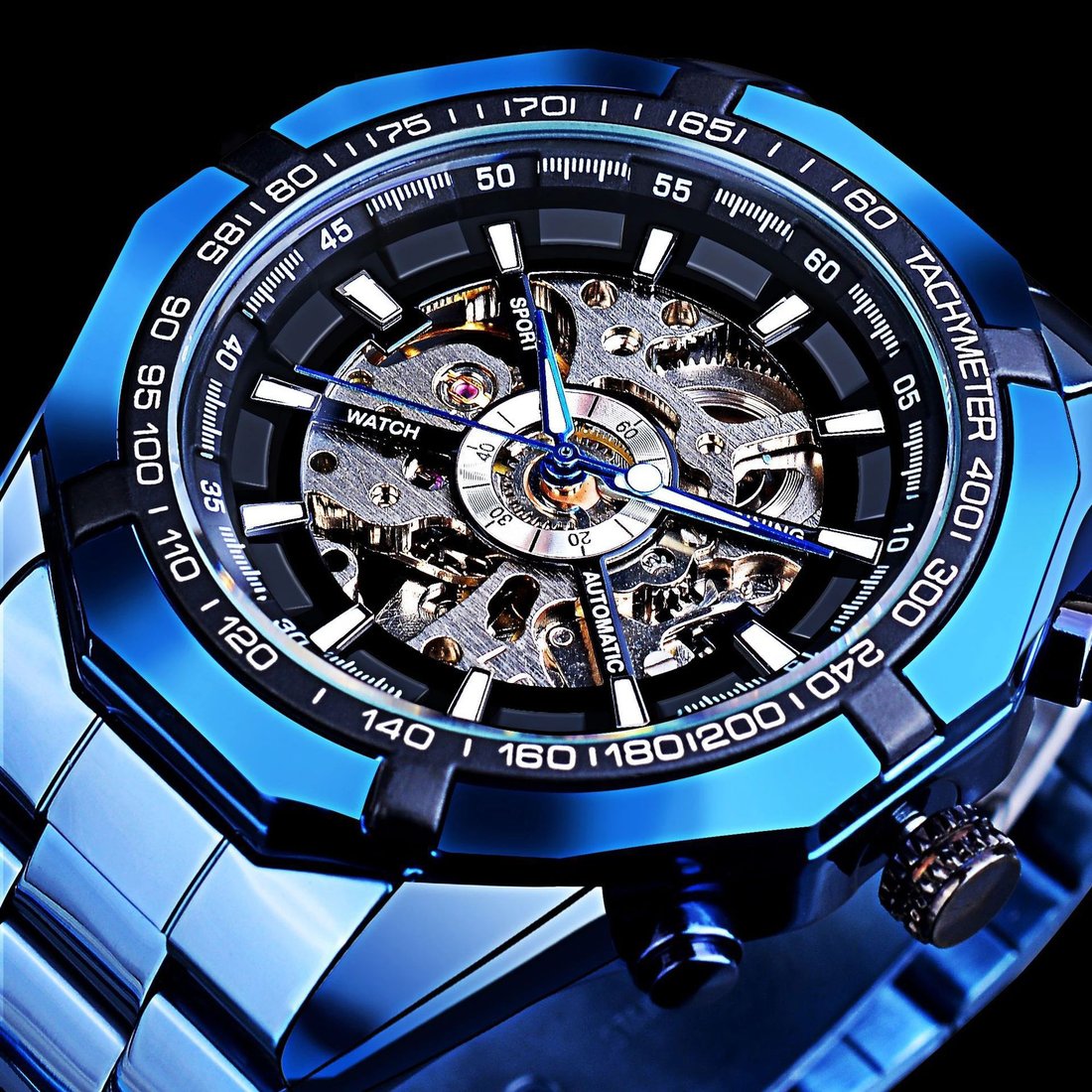 Men's Skeleton Watch