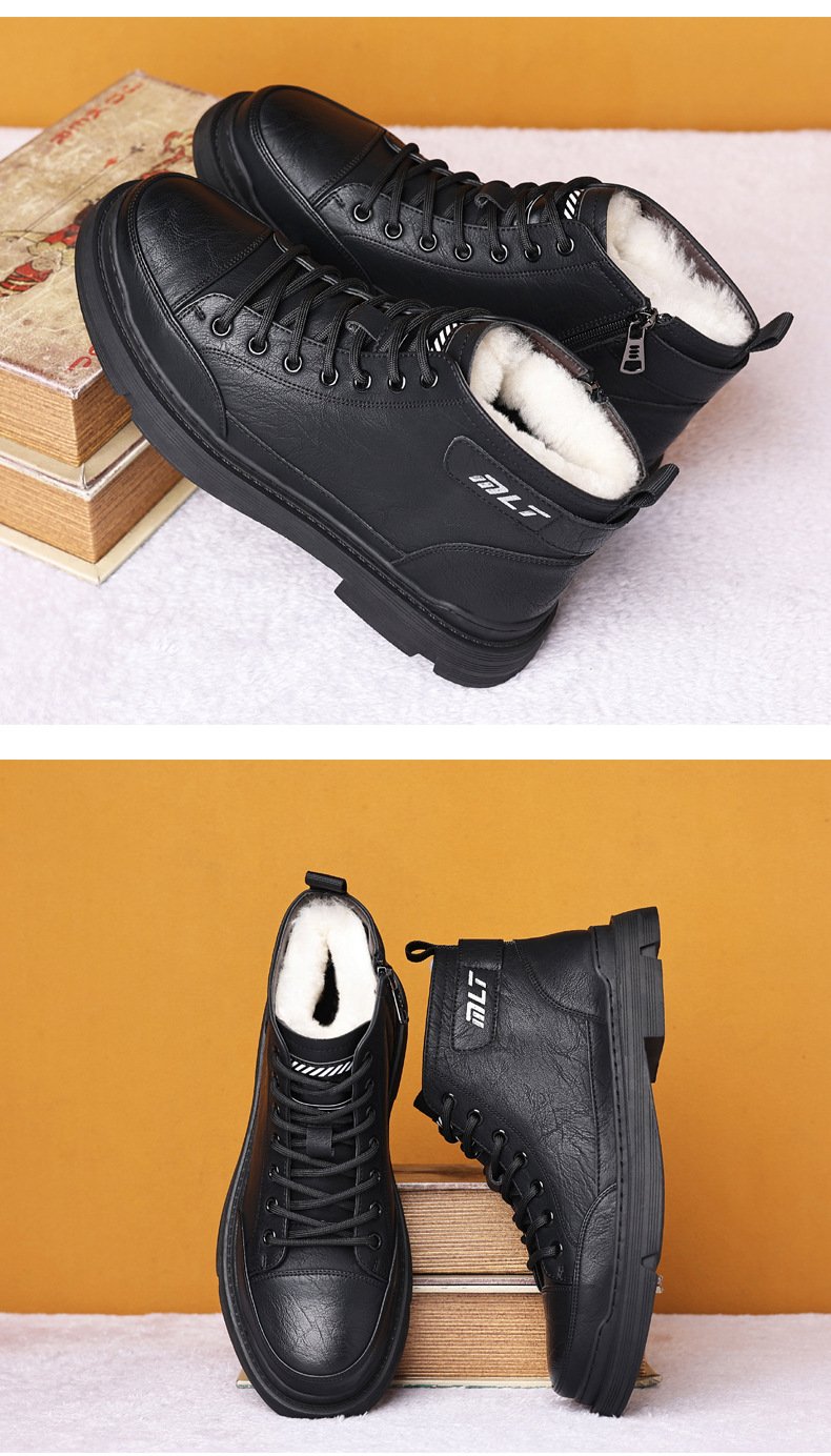 Men's Winter Casual Men's Non-slip Fur Snow Boots