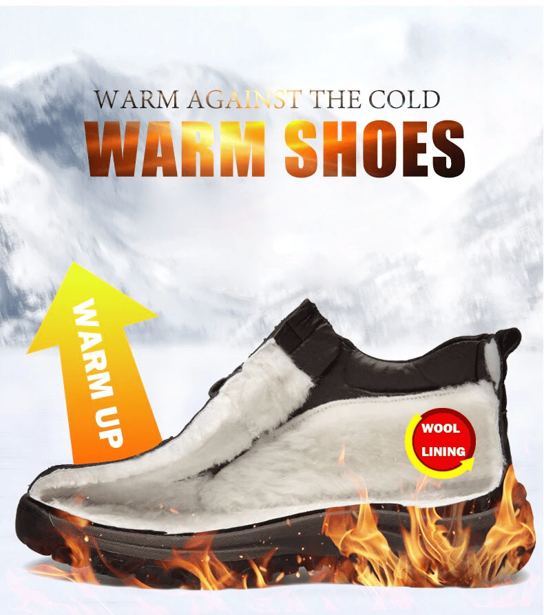 Men's Winter Waterproof Non-Slip Snow Boots