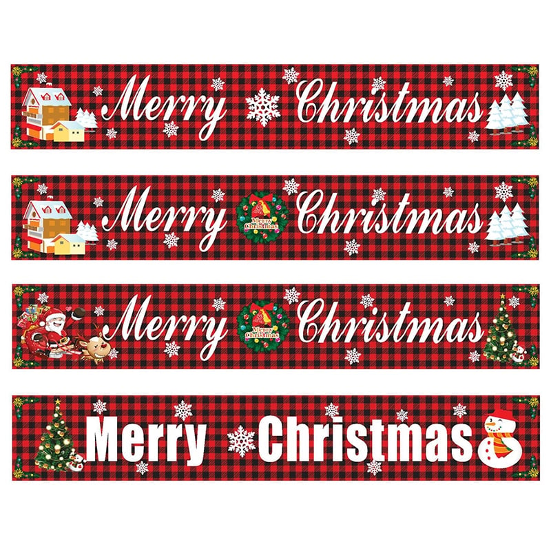 Merry Christmas Decoration Banner